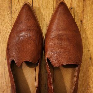 Frye leather "Kenzie Venetian" Flat Slip on Women's Loafer, US 8.5